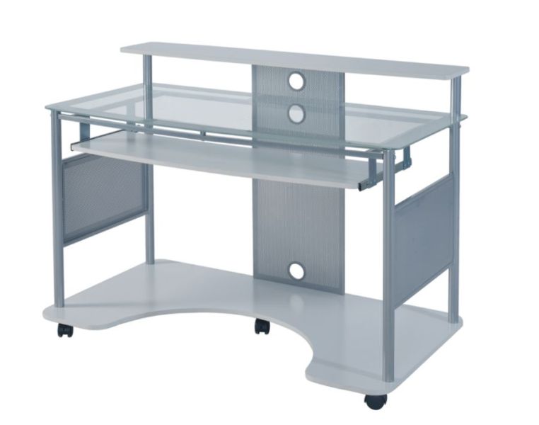 Z Line Designs Mobile Workstation Desk White 107 91 B M Ymmv