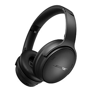 Bose QuietComfort Headphones - Wireless Bluetooth Headphones, Active Over Ear Noise Cancelling and Mic, USB-C Charging, Deep Bass, Up to 24 Hours of Playtime, Black $159.99 @Amazon