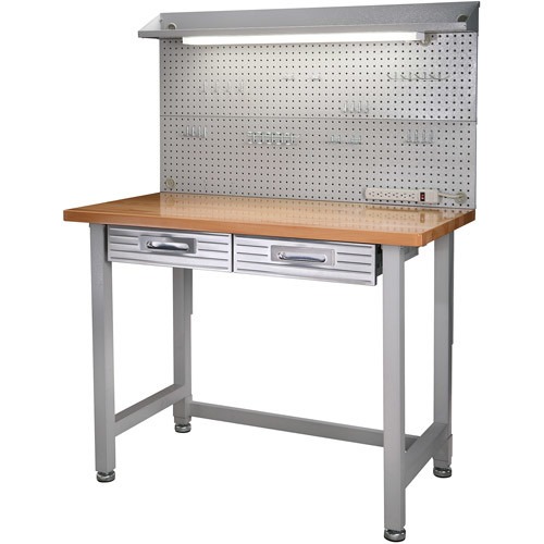 Great Deal On A Seville Classics Lighted Workbench On Walmart 199