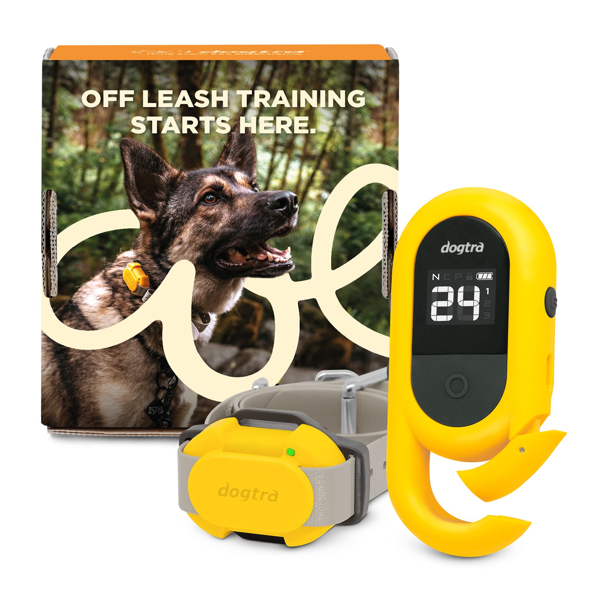 CUE E-Collar with Safety Level Lock Boost Vibration Waterproof Rechargeable for Small Medium Large Dogs Dog Training Collar by Dogtra $179.99