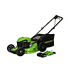 Greenworks - 24V (2x24V) 21-Inch Self-Propelled Lawn Mower (2 x 5.0Ah Batteries and Charger Included) - Green for $149.99 YMMV