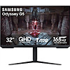 Samsung - Odyssey G51C 32&amp;quot; QHD FreeSync Premium Gaming Monitor with HDR10 (DisplayPort, HDMI) - Black - Open Box - Excellent for $133