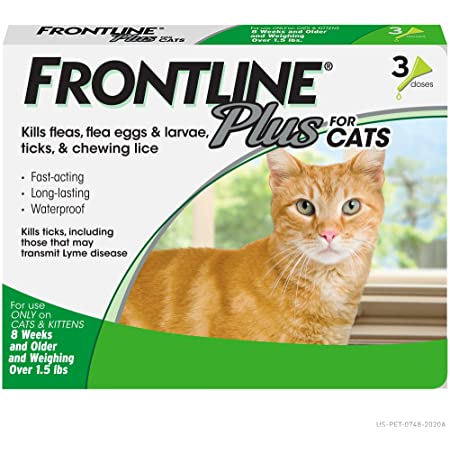 (S&S) 40% off FRONTLINE Plus Flea and Tick Treatment for Cats $14.39