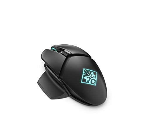 OMEN by HP Photon Wireless Gaming Mouse with Qi Wireless Charging, Programmable Buttons, Custom RGB, E-Sport DPI (6CL96AA) $47.49