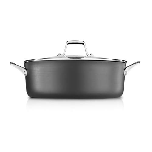 Calphalon Premier Hard-Anodized Nonstick Cookware, 7-Quart Sauteuse with Cover for $36.16
