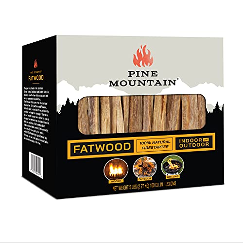 Pine Mountain StarterStikk 100% Natural Fatwood Firestarting Sticks, 5 Pound Natural Firestarting Wood Sticks for $7.86