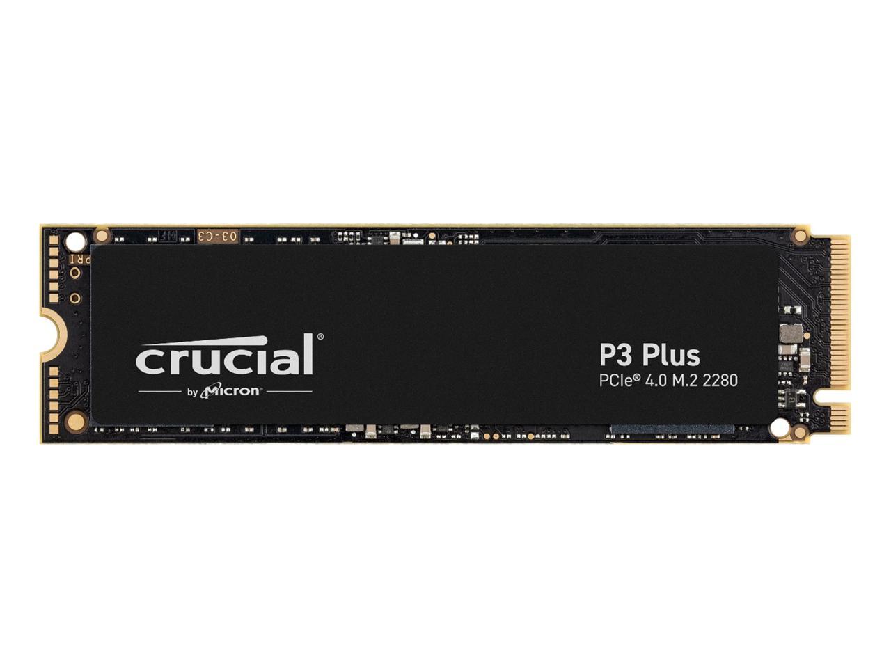 Crucial P3 Plus 2TB PCIe 4.0 3D NAND NVMe M.2 SSD, up to 5000MB/s - CT2000P3PSSD8 for $101 $101.69