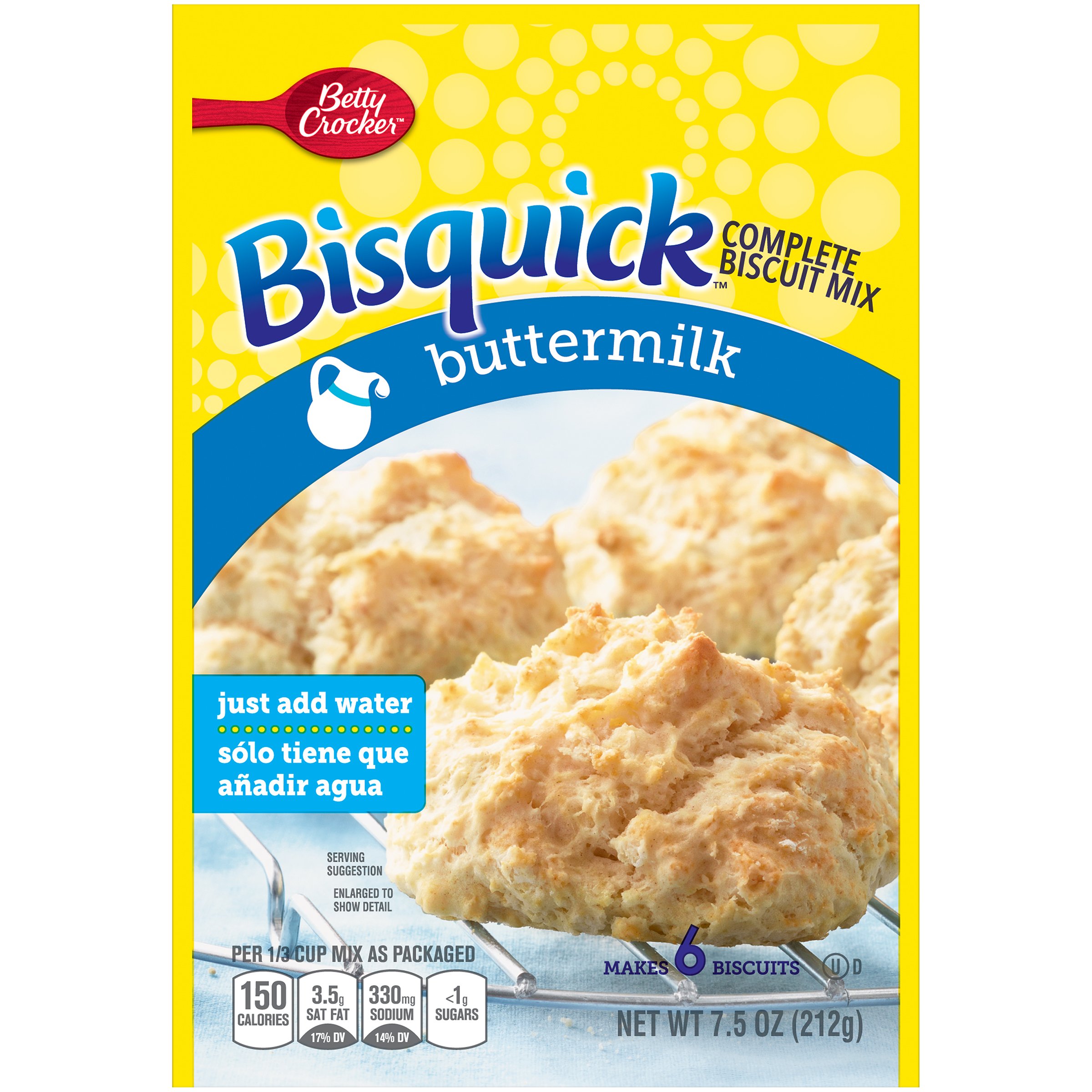 Betty crocker bisquick complete buttermilk biscuit mix just add water