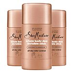 SheaMoisture Invisible Deo Stick Coconut &amp; Hibiscus 3count Whole Body Plant Based, No Aluminum 2.6 oz for $9.97