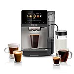 Bosch 800 Series Fully Automatic Espresso and Coffee Machine – 36 Drinks with Coffee World, Cold Brew, Double Cup, Milk Hose, Glass Milk Container for $1198