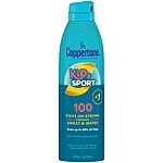 Coppertone SPORT KIDS Sunscreen Continuous Spray SPF 100 (5.5 Ounce) (Packaging may vary) for free