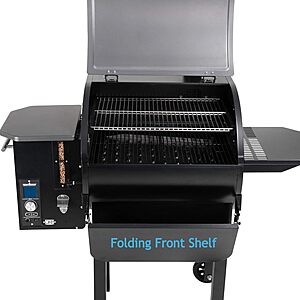 Camp Chef SmokePro Slide Smoker w Fold Down Front Shelf Wood