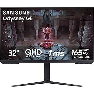 Open Box/Excellent: 32" Samsung Odyssey G51C QHD 165Hz FreeSync Premium Monitor $134 + Free Shipping