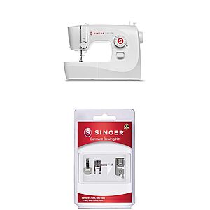 SINGER M1150 Portable Sewing Machine + Complete Accessory Kit — 16 Stitches,Top Drop‑in Bobbin,4‑Step Buttonhole + Extra Feet,Needles & Bobbins Bundle for $128.74