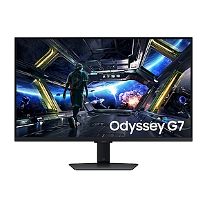 Samsung EDU 32" Odyssey G7 (G70D) 4K UHD IPS 144Hz 1ms(GtG) G-Sync Compatible Smart Gaming Monitor for $330