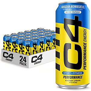 24-pk 16-oz C4 Energy Drink (Frozen Bombsicle) $22.40 w/ Subscribe & Save