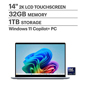 (Open Box) Dell 14+ 2-in-1 Laptop: 14" 2K Touch, Ultra 9 288V, 32GB RAM, 1TB SSD from $582 + Free Shipping