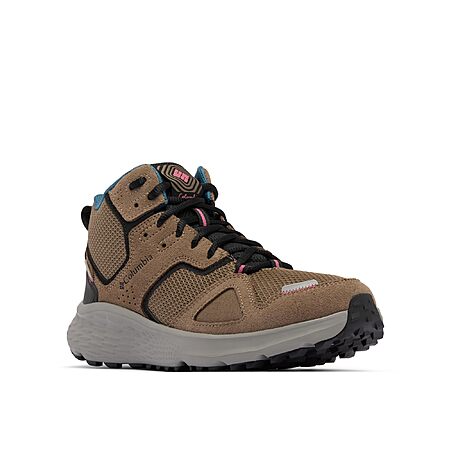 Columbia Womens Bethany Mid Hiking Shoe, Wet Sand/Rosette, for $48