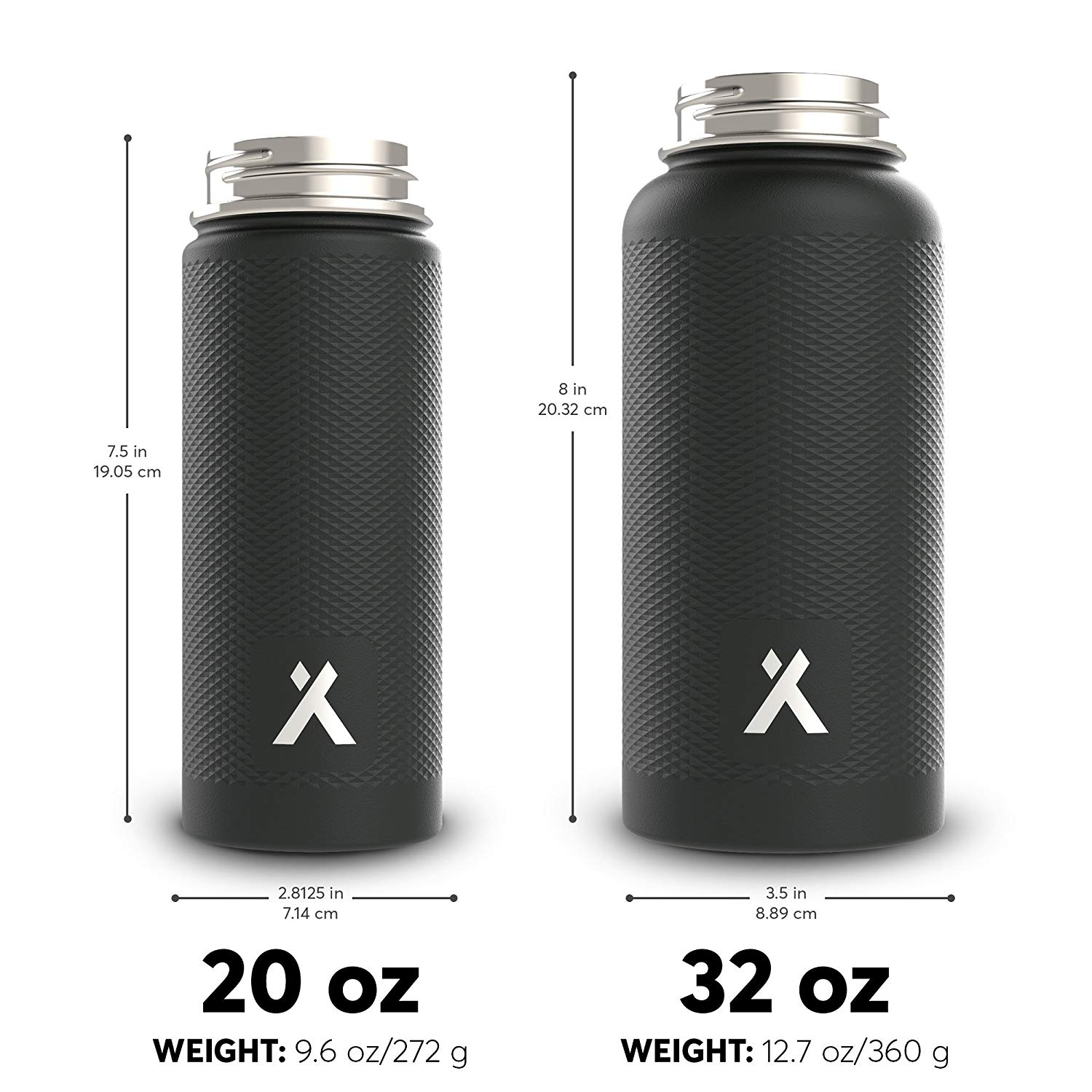 Bear Grylls Triple Wall Vacuum Insulated Water Bottle for 12 Hours Hot | 24 Hours Cold, BPA Free for $9.99