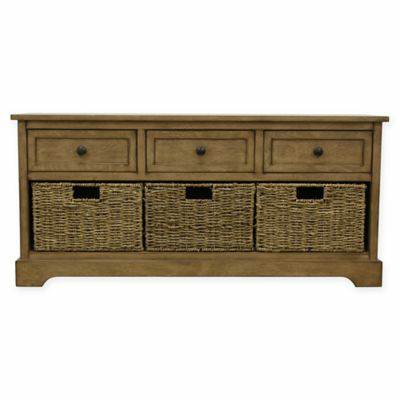 Storage Bench with Removable Baskets, antique navy color- $162 + tax, free shipping