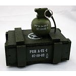 Grenade Butane Lighter + Ashtray in Military Case $7.90 + FS