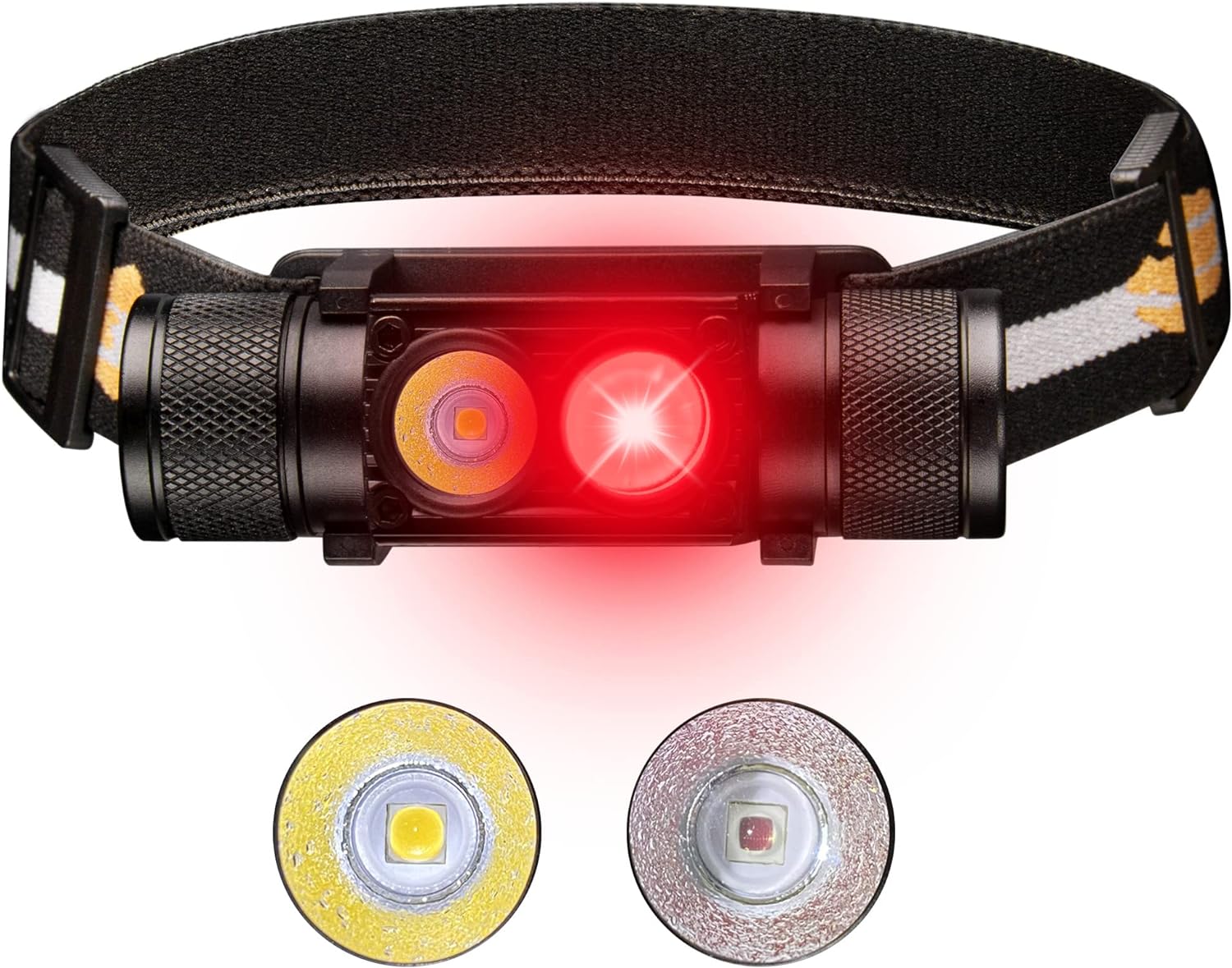 Sofirn D25S Headlamp / 77outdoor D25LR Headlamp with Red LED, $17.99 after 40%off Discount $18