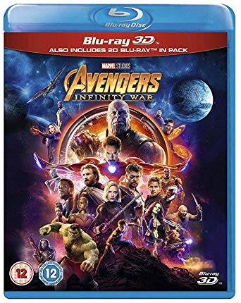Marvel 3d Region Free Blu Ray Movies Avengers Infinity War Black
