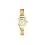 Caravelle by Bulova White Dial Gold-tone Stainless Steel Ladies Watch for $19.99 + SH