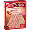 13.25-Oz Betty Crocker Delights Super Moist Strawberry Cake Mix $1.21 w/ S&amp;amp;S + Free Shipping w/ Prime or on $35+