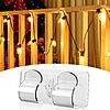 Prime Members: 30-Count Brightown Double Hook Light Clips w/ 35 Adhesive Strips (Clear) $3.99 + Free Shipping