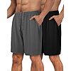2-Pack Barjneel Men's Athletic Gym Basketball Shorts from $10.39 + Free Shipping w/ Prime or on $35+