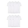 6-Pack Fruit of the Loom Men's Eversoft 100% Cotton V-neck Undershirts (White) $14.80 ($2.47 each) + Free Shipping w/ Prime or on $35+