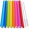 8-Piece Reusable Boba Straws &amp;amp; Smoothie Straws w/ 2 Brushes $4.99 + Free Shipping w/ Prime or on $35+
