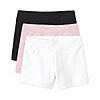 3-Pack The Children's Place Girls Basic Cartwheel Shorts (Black/Shell/White) $8 + Free Shipping w/ Prime or on $35+