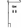 Akeydeco Garden Flag Pole Stand Holder $4.99 + Free Shipping w/ Prime or on $35+