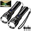 2-Pack TrixHub 9000 Lumen USB-C Rechargeable Flashlight (Modern) $12.99 + Free Shipping w/ Prime or on $35+