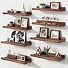 8-Count 16&amp;quot; Floating Shelves (Walnut)  $15 + Free Shipping w/ Prime or on $35+