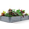 [Prime] Land Guard 8&times;4&times;1ft Galvanized Raised Garden Bed $24.99 + Free Shipping