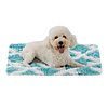 16&amp;quot; x 24&amp;quot; PJYuCien Fluffy Fleece Calming Pet Throw Blanket (Blue White) $3.59 + Free Shipping w/ Prime or on $35+