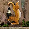 Suyorpe Garden Statue Outdoor Decor w/ Solar Light (Dog or Cat theme) $9.99 + Free Shipping w/ Prime or on $35+