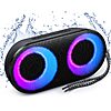 MIATONE IPX7 Waterproof Portable Bluetooth Speaker w/ LED Lights $11.99 + Free Shipping w/ Prime or on $35+