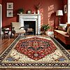 5' x 7' Macgace Vintage Area Rug (Ivory &amp;amp; Orange Red) $23.49 + Free Shipping w/ Prime or on $35+