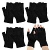 4-Pairs Bevtee Fingerless Gloves (Black) $2.99 + Free Shipping w/ Prime or on $35+