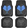 4-Piece CAR PASS Heavy Duty Rubber Car Mats Set (Black and Blue) $17.47 + Free Shipping w/ Prime or on $35+