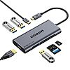 QGeeM 7-in-1 USB C Dock Adapter w/ HDMI, MicroSD, USB 3.0, USB Type C Ports $7.22 + Free Shipping w/ Prime or on $35+