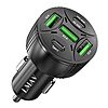 5-Port 75W LMAV USB-C/A Car Charger Adapter (2 USB-C &amp;amp; 3 USB-A, Black) $3.99 + Free Shipping w/ Prime or on $35+