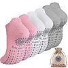 3-Pair Horuru Women's Yoga Pilates Non-Slip Grip Socks (White+light Grey+pink) $4.99 ($1.66/pair) + Free Shipping w/ Prime or on $35+