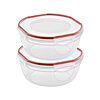 2-Pack 8.1-Qt Sterilite Ultra-Seal Bowls (Clear With Red Gasket) $14.43 + Free Shipping w/ Prime or on $35+