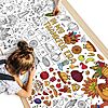30&amp;quot; x 72&amp;quot; WPROICHD Thanksgiving Giant Coloring Poster/Tablecloth $3.59 + Free Shipping w/ Prime or on $35+