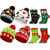 8-Pack MGparty Christmas LED Beanie Hat and Socks Set $12.49 + Free Shipping w/ Prime or on $35+